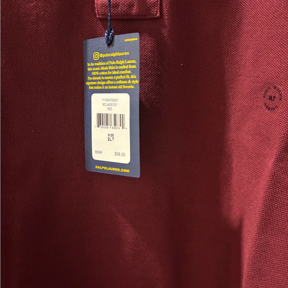 NWT Polo by Ralph Lauren short sleeve polo - Picture 2 of 2